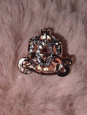 NWOT Cinderella Coach Bead Rose Gold Swarovski Crystals